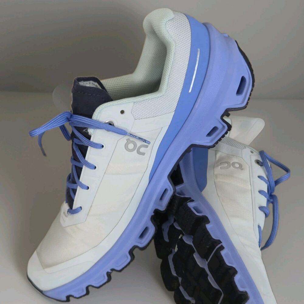 Women's US 7.5 Cloudventure V3 Trail Arctic/Marina Lace-Up Mesh Sneakers